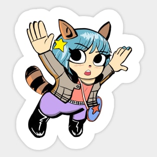 Ramona Flowers Takes Flight Sticker